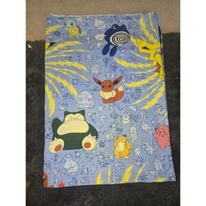 Vintage Pokémon Fabric 82x114 Nintendo